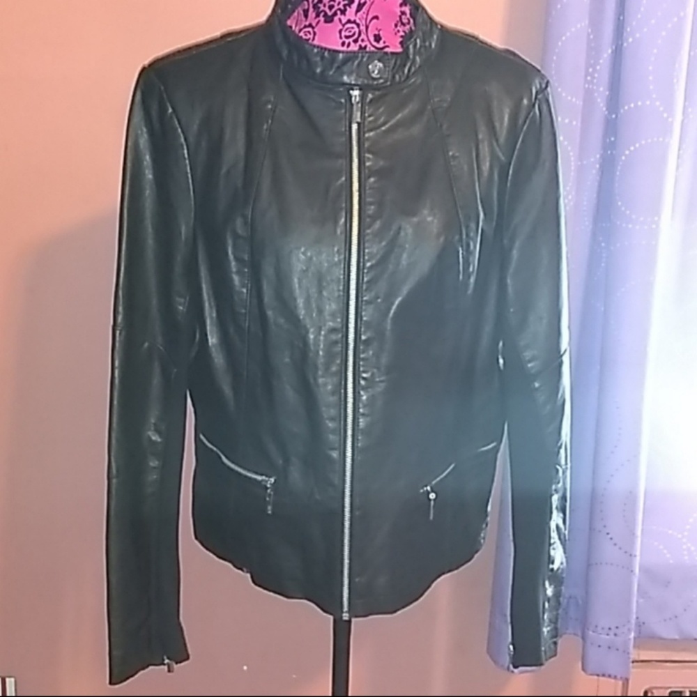 XL Black Rivet Coat